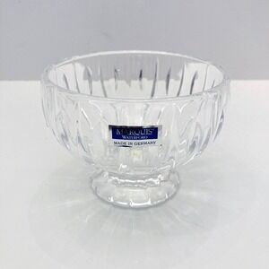 Marquis by Waterford Crystal Sheridan 4.5" Bowl Footed Sticker Incised
